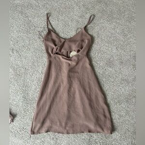 Tan Altar’d state mini dress